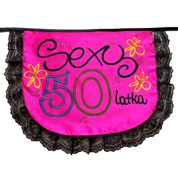[Fk01-50] Fartuszek krótki SEXY 50 latka